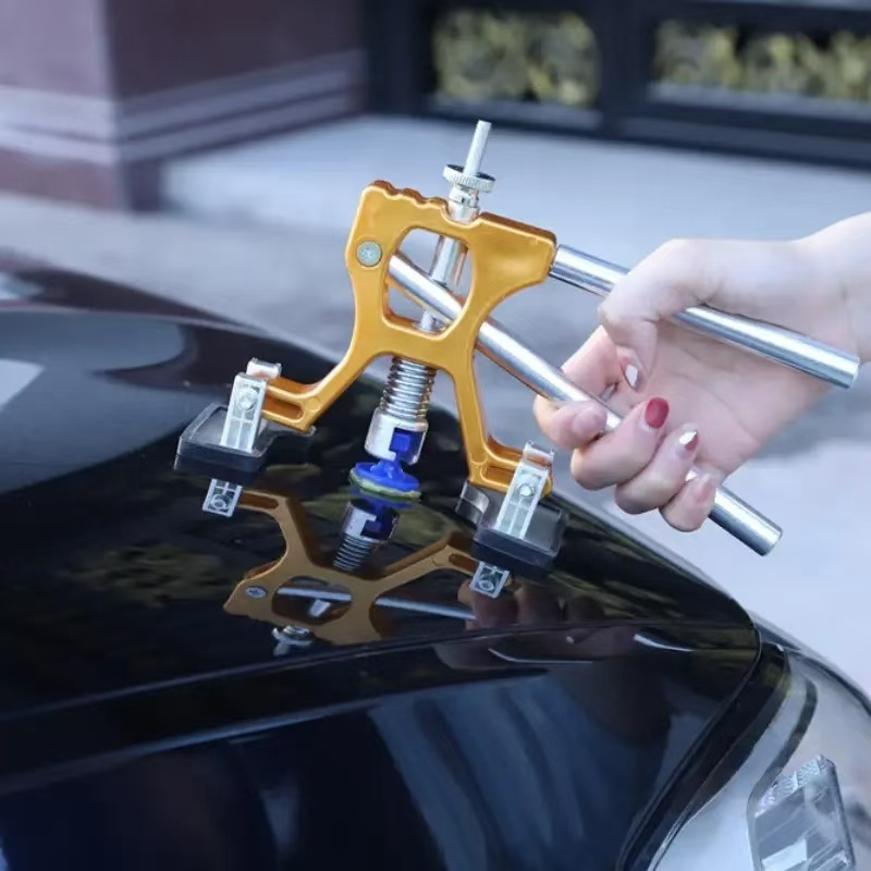 Dent Repair Puller - เครื่องมือดึงรอยบุบรถยนต์แบบปรับได้ 1 ชิ้น ชุดเครื่องมือซ่อมรอยบุบแบบไม่ต้องทำสี พร้อมถ้วยดูดสำหรับซ่อมตัวถังรถยนต์