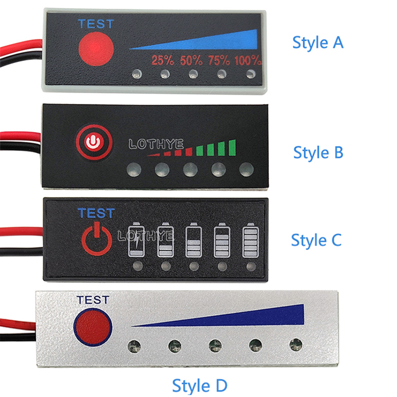 Battery Load Tester - 1S-7S 3.7-25.2V แบตเตอรี่อัจฉริยะแบตเตอรี่ลิเธียมตัวบ่งชี้ระดับ 18650 Lipo Li-Ion