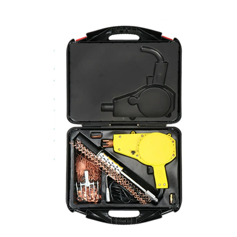 Dent Repair Puller - เครื่องเชื่อมจุดดึงตัวถังรถยนต์ 220V พร้อมแหวนรอง ตะปูเชื่อม และอุปกรณ์เสริมลวดลูกฟูก