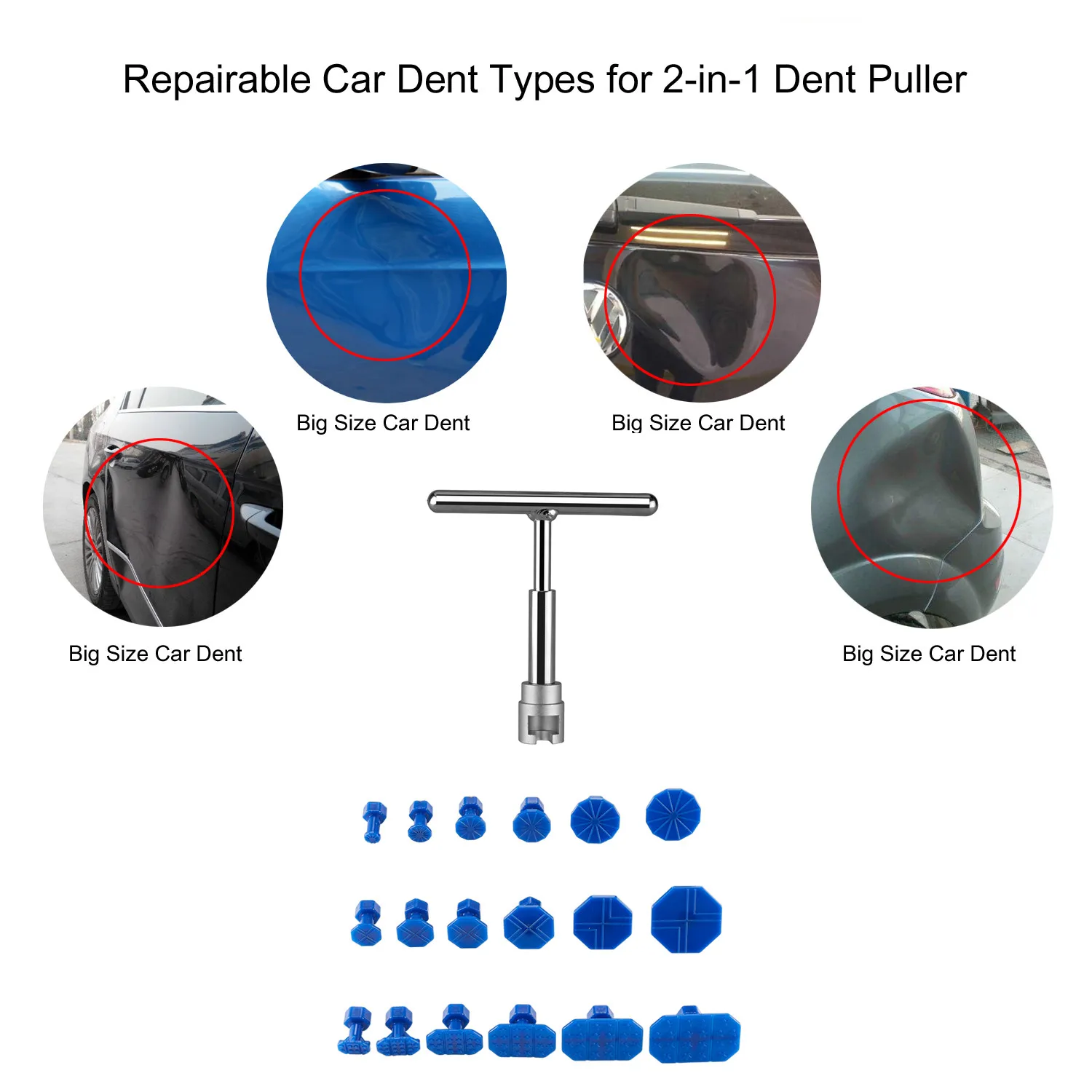 ชุดเครื่องมือซ่อมรอยบุบรถยนต์  - Dent Repair Puller บทวิจารณ์และราคา