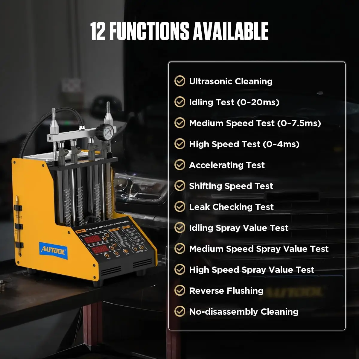 เครื่องทดสอบและทำความสะอาดหัวฉ - Fuel Injector Tester บทวิจารณ์และราคา