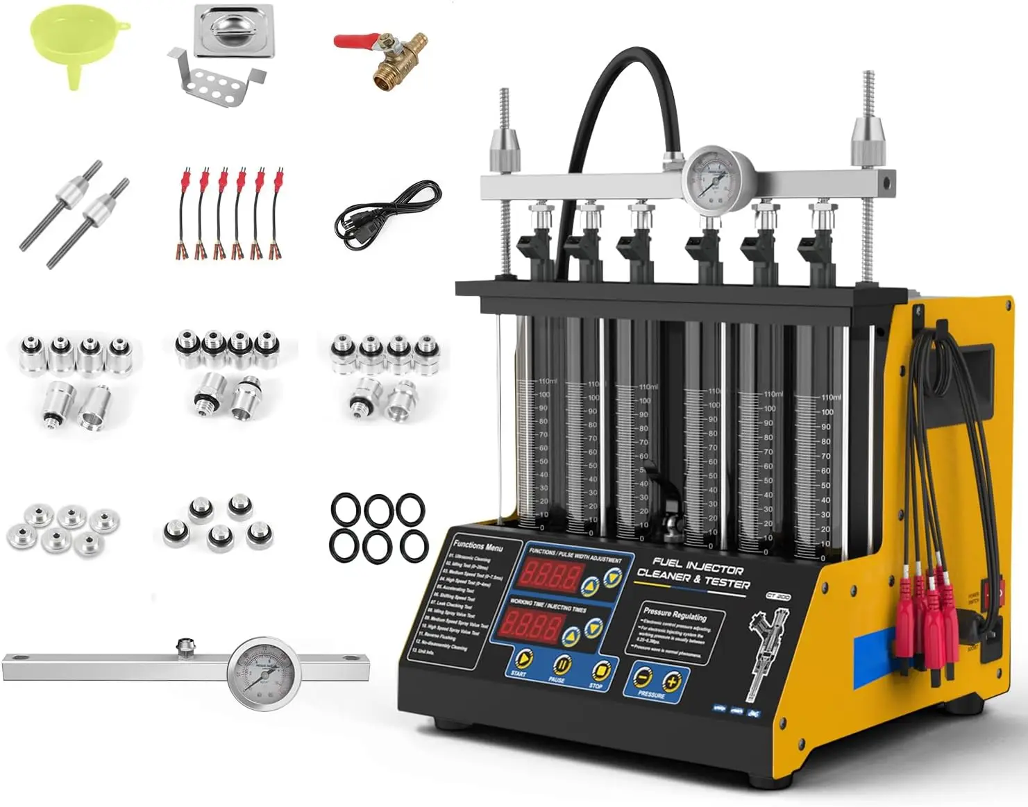 เครื่องทดสอบและทำความสะอาดหัวฉ - Fuel Injector Tester บทวิจารณ์และราคา