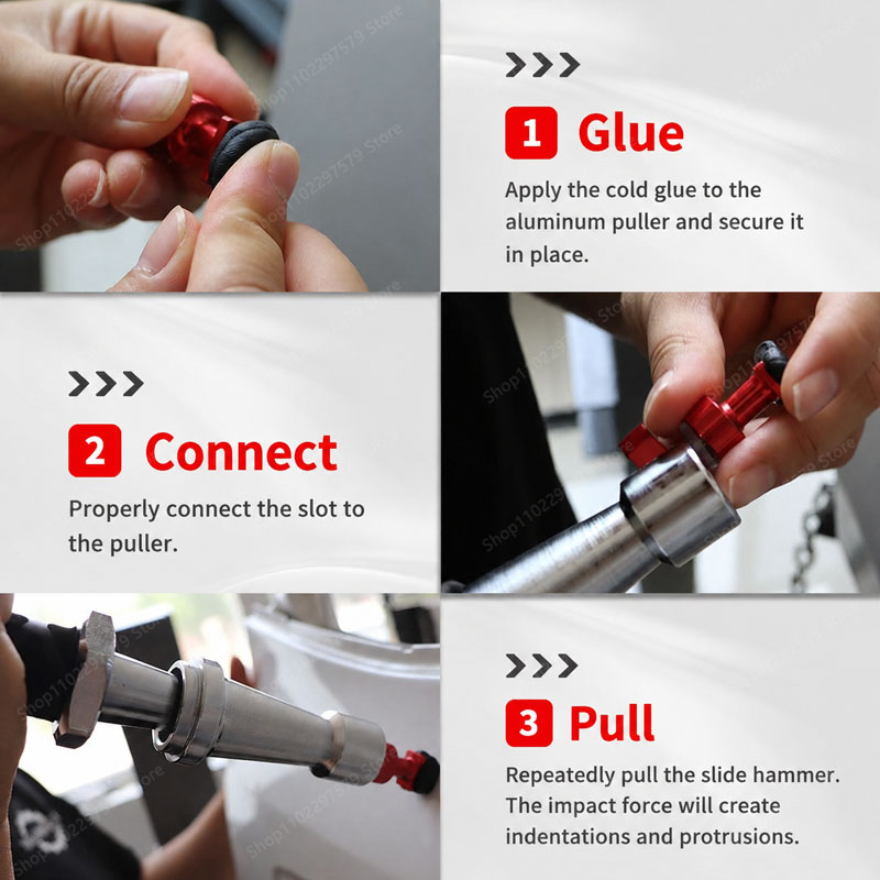 ชุดเครื่องมือซ่อมรอยบุบตัวถังร - Dent Repair Puller บทวิจารณ์และราคา