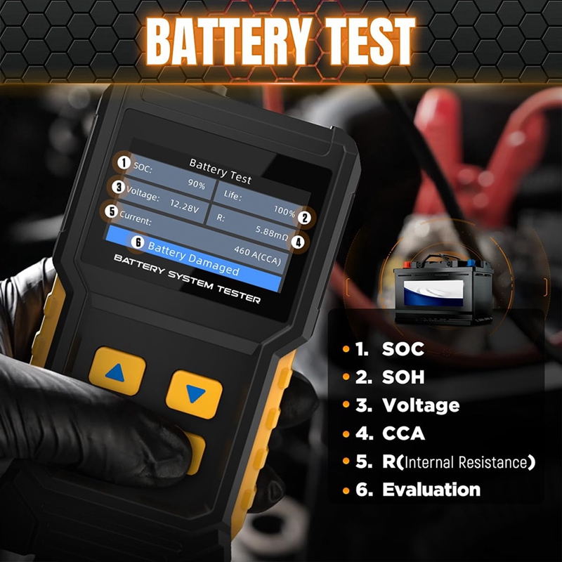 เครื่องทดสอบแบตเตอรี่รถยนต์ Su - Battery Load Tester บทวิจารณ์และราคา