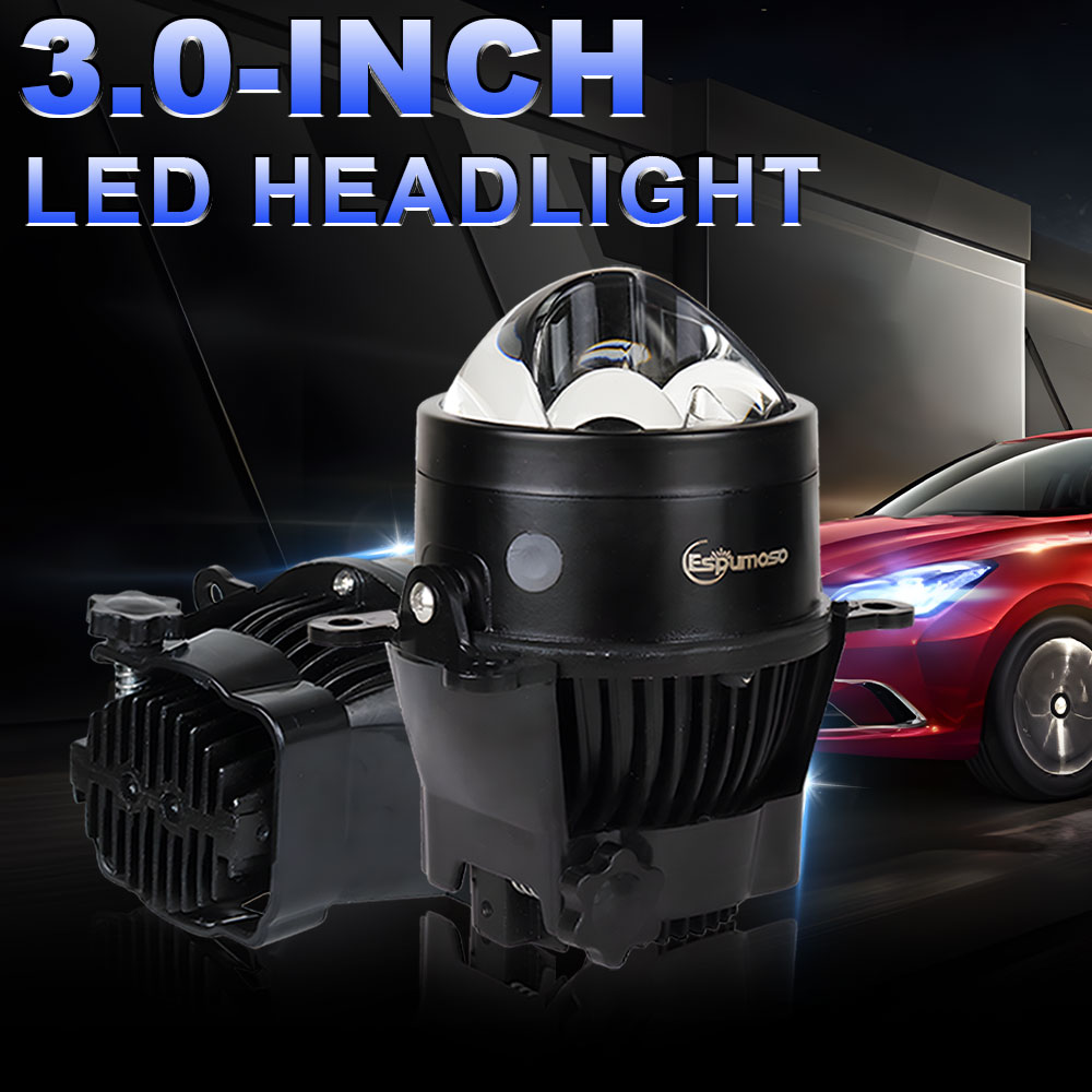 12V 24V 3 นิ้ว Bi-LED หมอกไฟ H - Headlight Aiming Tool บทวิจารณ์และราคา