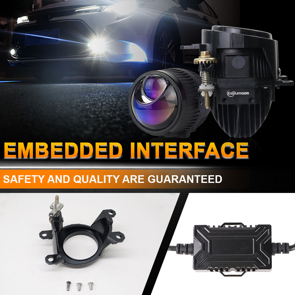 2 นิ้ว LED หมอกโคมไฟรถยนต์เลเซ - Headlight Aiming Tool บทวิจารณ์และราคา